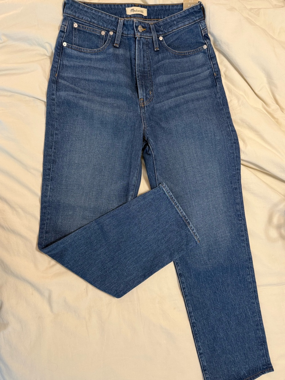 NWT Madewell Curvy Perfect Vintage Straight Leg denim